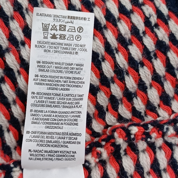 Boden Knitted Jacquard Sweater Mini Dress Plus Size 16 18 Women Preppy Pockets - Picture 14 of 14